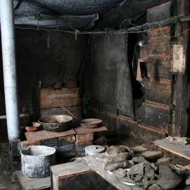 2006 Stove area inside Scott's 'Discovery' hut, Hut Point