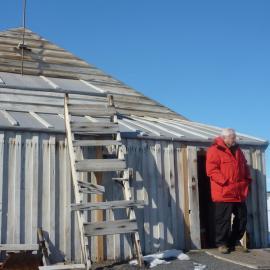 2009-10 BBC, Sir David Attenborough visit Scott's 'Terra Nova' hut