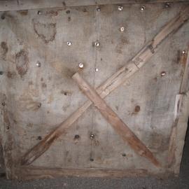 2009-10 Gibson's quilting after repairs, Stables, Scott's 'Terra Nova' hut