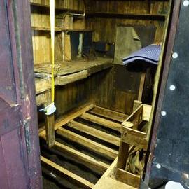 2009-10 Ponting's Darkroom during ice removal, Scott's 'Terra Nova' hut