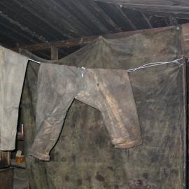 2003 K440 at Scott's 'Discovery' hut - Ross Sea Party clothing, Stove Area