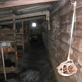 2003 K440 at Scott's 'Terra Nova' hut, interior - Snowshoes for ponies (002)