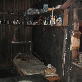 2003 K440 at Scott's 'Terra Nova' hut, interior - Wilson's bunk and shelving