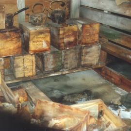 2002 K440B at Scott's 'Terra Nova' hut, interior - Ice build-up, Stables