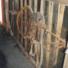 2002 K440B at Scott's 'Terra Nova' hut, interior - Bicycle in Annexe