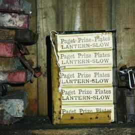 2002 Scott's 'Terra Nova' hut, interior - Photographic supplies in Ponting's Darkroom (004)