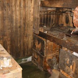 2002 Scott's 'Terra Nova' hut, interior survey image - Biology area (001)