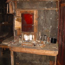 2002 Scott's 'Terra Nova' hut, interior survey image - Ponting's Darkroom (002)