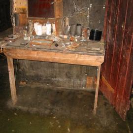 2002 Scott's 'Terra Nova' hut, interior survey image - Ponting's Darkroom (003)