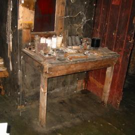2002 Scott's 'Terra Nova' hut, interior survey image - Ponting's Darkroom (008)