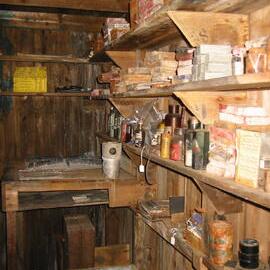 2002 Scott's 'Terra Nova' hut, interior survey image - Ponting's Darkroom (010)