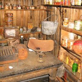 2002 Scott's 'Terra Nova' hut, interior survey image - Galley (003)