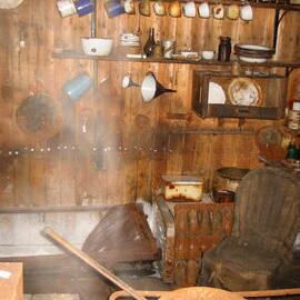 2002 Scott's 'Terra Nova' hut, interior survey image - Galley (008)