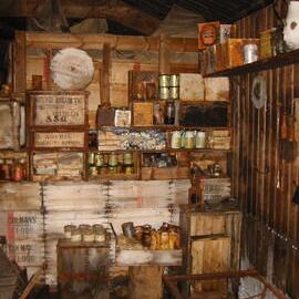 2002 Scott's 'Terra Nova' hut, interior survey image - Galley (014)