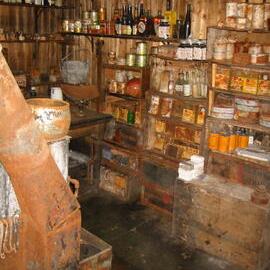 2002 Scott's 'Terra Nova' hut, interior survey image - Galley (019)