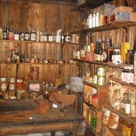 2002 Scott's 'Terra Nova' hut, interior survey image - Galley (020)