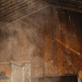 2002 Scott's 'Terra Nova' hut, interior survey image - Messdeck (001)