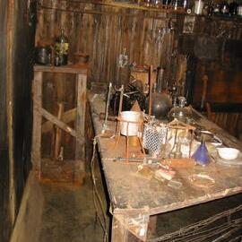 2002 Scott's 'Terra Nova' hut, interior survey image - Physical Laboratory (004)