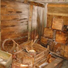 2002 Scott's 'Terra Nova' hut, interior survey image - Stables (001)
