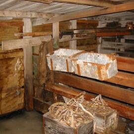 2002 Scott's 'Terra Nova' hut, interior survey image - Stables (003)