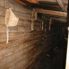 2002 Scott's 'Terra Nova' hut, interior survey image - Stables (015)