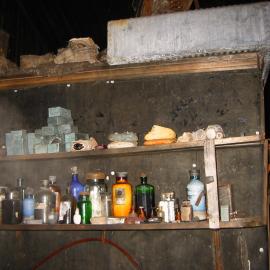 2002 Scott's 'Terra Nova' hut, interior survey image - Wilson and Evans' corner (004)