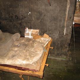 2002 Scott's 'Terra Nova' hut, interior survey image - Wilson and Evans' corner (006)