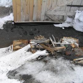 2007-08 Broken boxes from Bowers' Annexe at Scott's 'Terra Nova' Hut