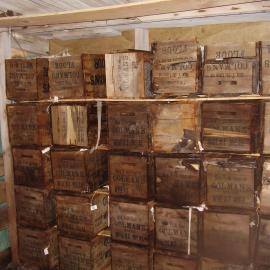 Excavated and stacked Colman's boxes (003)
