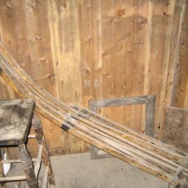 2006 Frame of a dome tent inside Scott's 'Discovery' hut, Hut Point