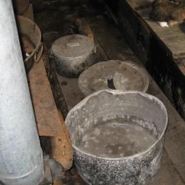 2006 Stove area inside Scott's 'Discovery' hut, Hut Point