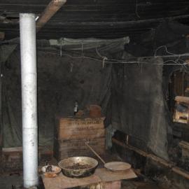 2006 Stove area inside Scott's 'Discovery' hut, Hut Point