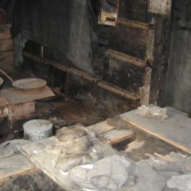 2006 Stove area inside Scott's 'Discovery' hut, Hut Point