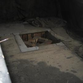 2006 Pendulum base inside Scott's 'Discovery' hut, Hut Point