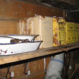 2003-04 Food supplies in Shackleton's 'Nimrod' Hut