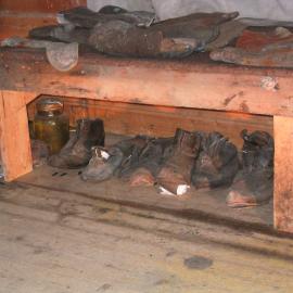 2003-04 Footwear artefacts in Shackleton's 'Nimrod' Hut
