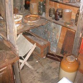 2003-04 Biological laboratory on east wall of Shackleton's 'Nimrod' Hut