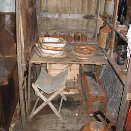 2003-04 Biological laboratory on east wall of Shackleton's 'Nimrod' Hut (001)