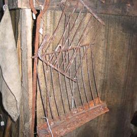 2003-04 Cooking racks and poker in Shackleton's 'Nimrod' Hut