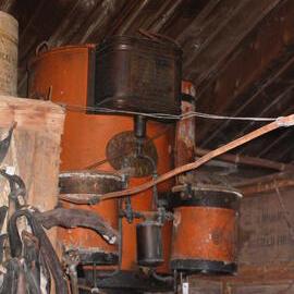 2003-04 Drummond's acetylene gas generator in Shackleton's 'Nimrod' Hut
