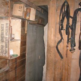 2003-04 Entrance to Shackleton's cubicle in Shackleton's 'Nimrod' Hut