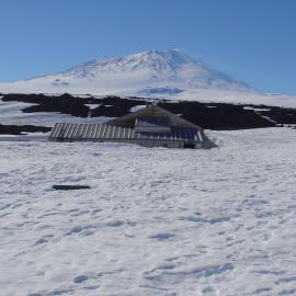 West elevation of Scott's 'Terra Nova' Hut 