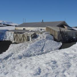 Southwest elevation of Scott's 'Terra Nova' Hut
