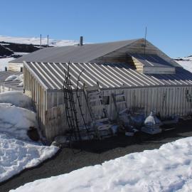 Southwest elevation of Scott's 'Terra Nova' Hut