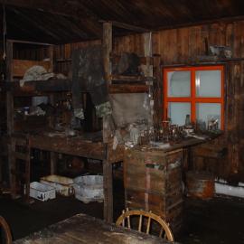 2003-04 Biology area and Wright and Simpson's bunks, Scott's 'Terra Nova' Hut