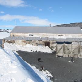 Northern aspect of Annexe and Scott's 'Terra Nova' Hut 
