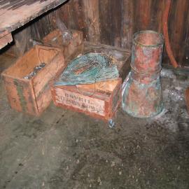 2003-04 Floor near physical laboratory in Scott's 'Terra Nova' Hut