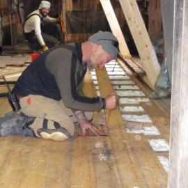 2008-09 'Terra Nova' hut, floor (323)