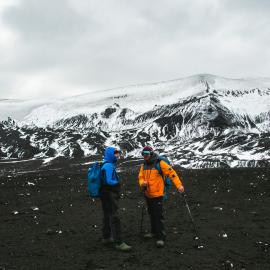 AHT ED Nigel Watson and Mike Dawson on Deception Island