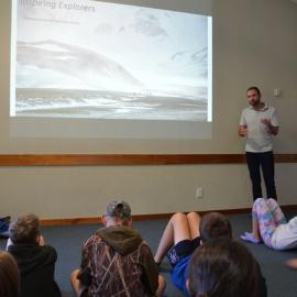 Inspiring Explorer alum Tom McTavish's presentation (001)
